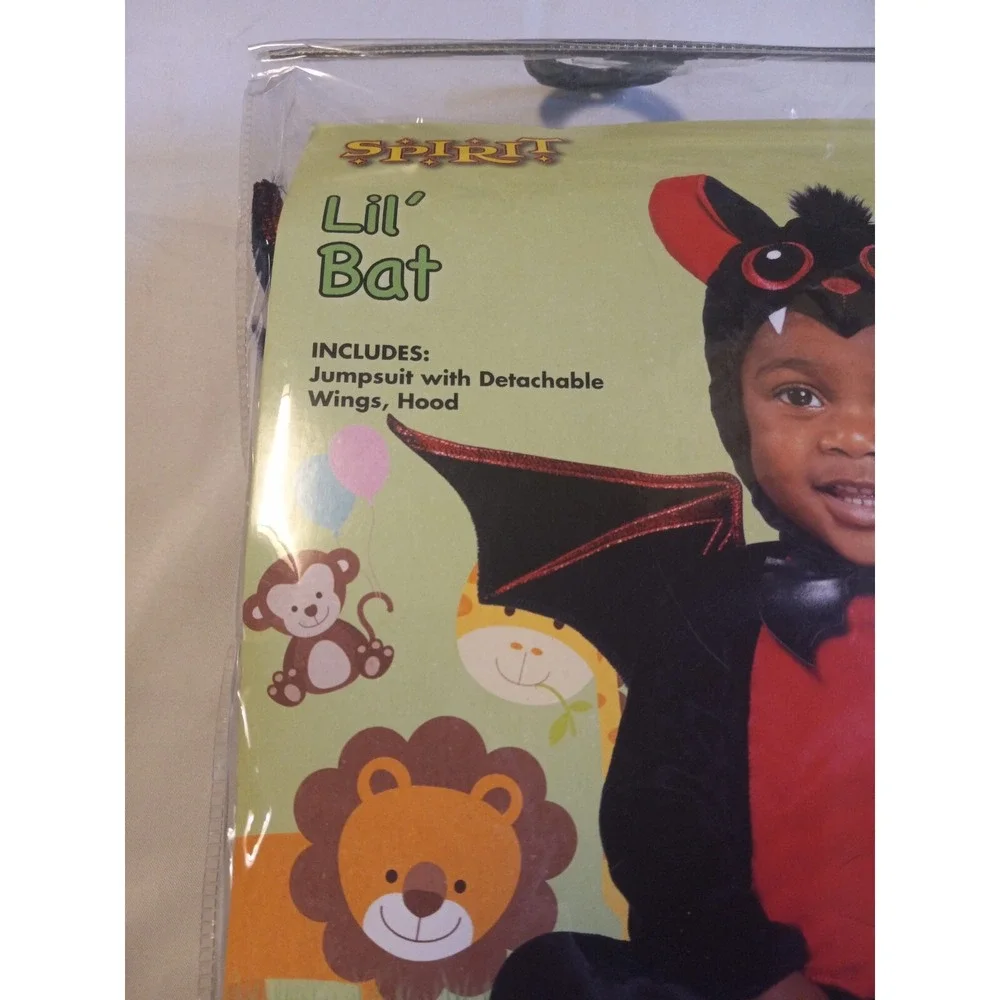 Spirit Halloween Lil Bat Halloween Costume Infant Size 12-18 Months 🦇